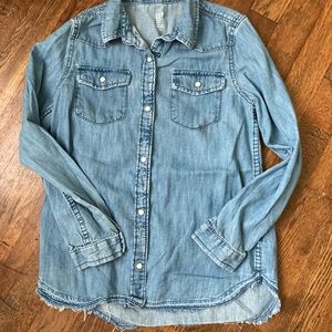 Gap kids denim shirt